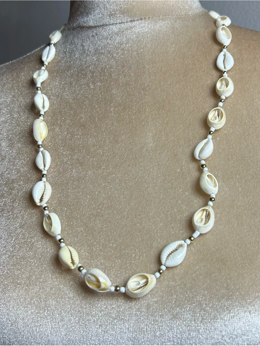 Cowrie Bead Necklace